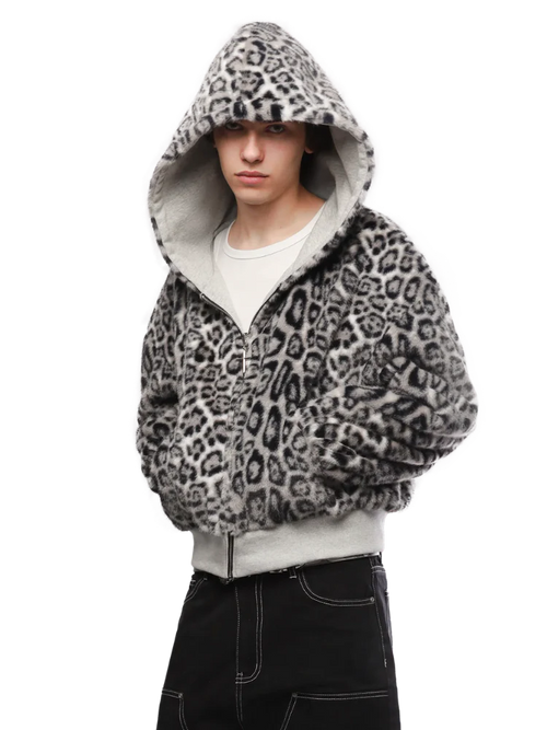 Reversible Fur Hoodie