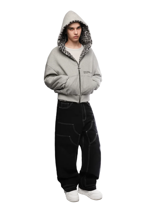 Reversible Fur Hoodie