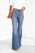 Luxoré Mid Rise Flare Jeans with FlexFit™